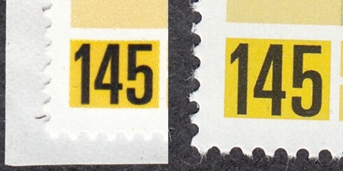 Detailausschnitt dieser zweiten Fälschung Motiv Stadtbahn Stuttgart – links die Fälschung – rechts das Original Detailausschnitt dieser zweiten Fälschung Motiv Stadtbahn Stuttgart – links die Fälschung – rechts das Original