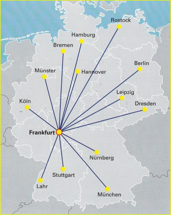 Der Nachtluftpoststern in seiner größten Ausdehnung - Quelle FAG