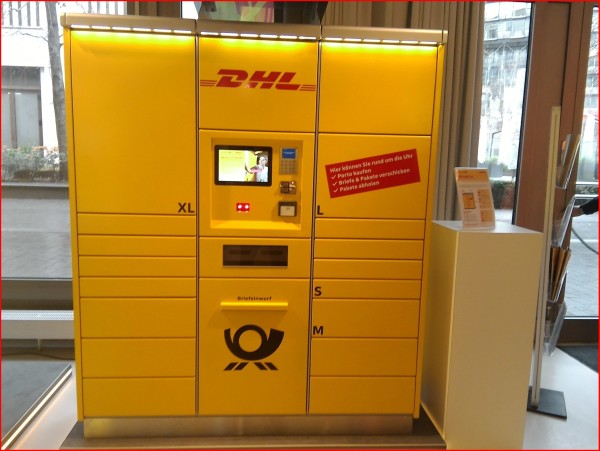 Foto einer kombinierten Brief- und Paketannahme, wie sie in Berlin vorgestellt wurde – Foto Peter Huss