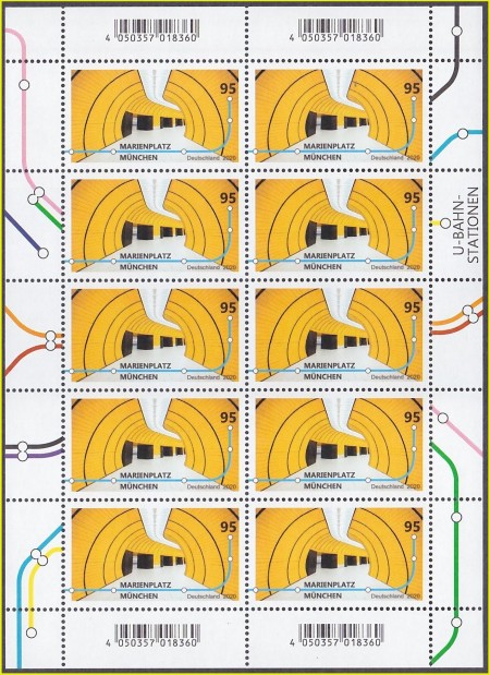 Echter Zehner-Bogen Marienplatz