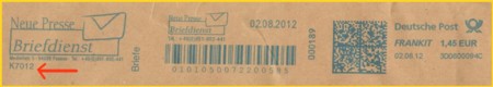 Sehr interessanter Frankitausschnitt vom 2. August 2012 des Konsolidierers 