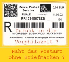 Moderne Postgeschichte