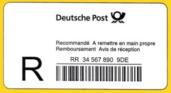 Neues Label Nachnahme Ausland ohne Freimachung - eine weitere Kennzeichnung als Nachnahme ist erforderlich