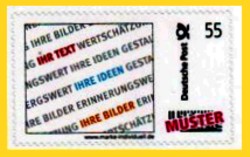 Neue Mustermarke nun mit der Internetadresse "www.marke-individuell.de" am unteren Bildrand