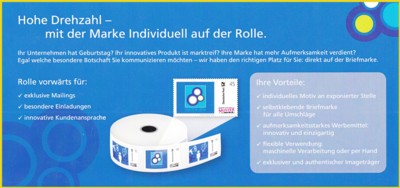 Vorderseite eines Werbeflyers aus dem Jahre 2011 mit Werbung für die Rolle