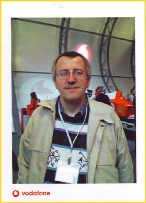 Die Bildseite der MMS-Postkarte von vodafone von der CeBIT 2004