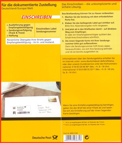 Der dazugehörige aüßere Verkaufskarton der Verpackung (etwas verkleinert)