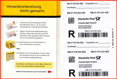 Die aufgeklappte Verkaufseinheit auf den ersten Blick (die linke Seite läßt sich nochmals für weitere Infos aufklappen)
