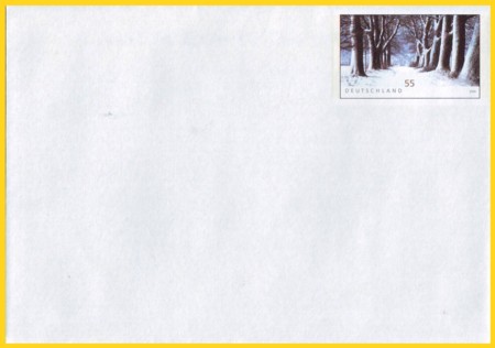 Plusbrief 55 Cent Motiv Winterlandschaft