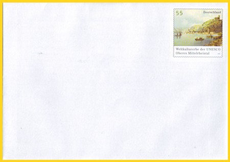 Plusbrief 55 Cent C6 Motiv Oberes Mittelrheintal